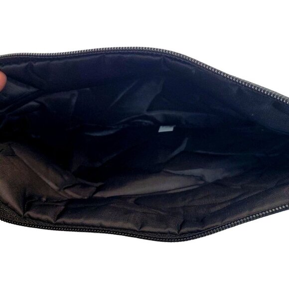 Merry Christmas Trees Quilted Jewelry Makeup Zip Bag Shein - Picture 3 of 4